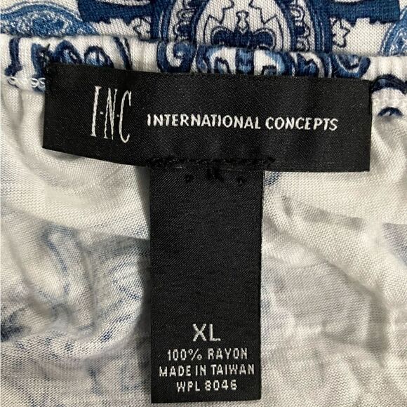 Medallion Pullover Top Size XL INC International Concepts - Picture 6 of 9